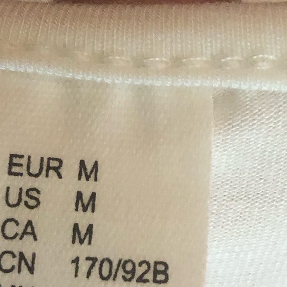 Sheer Belled Sleeved White Bodysuit - Sz M - Picture 9 of 9